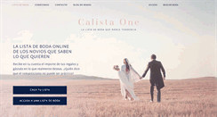 Desktop Screenshot of calistaone.com