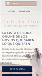 Mobile Screenshot of calistaone.com